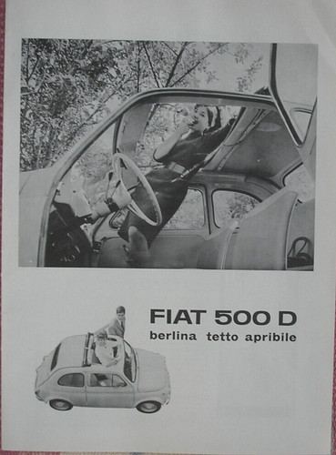 Fiat 500 berlina tetto - d,