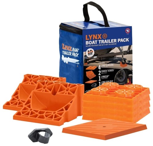 Tri lynx levelers boat trailer - boat,