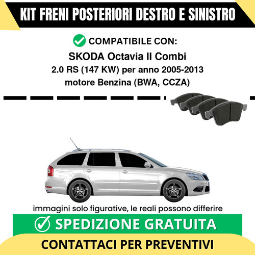 Pastiglie freno posteriori - pastiglie,