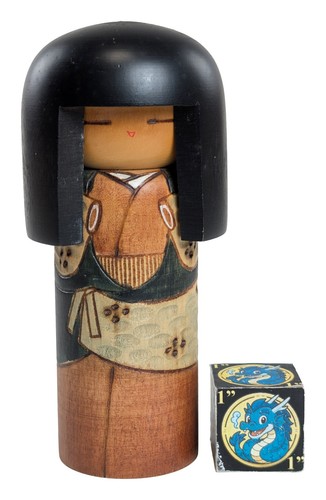 Bambola creativa kokeshi con - creativa,