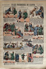 Imagerie Quantin N° 1407 Le Fourberies De Scapin Di Molière