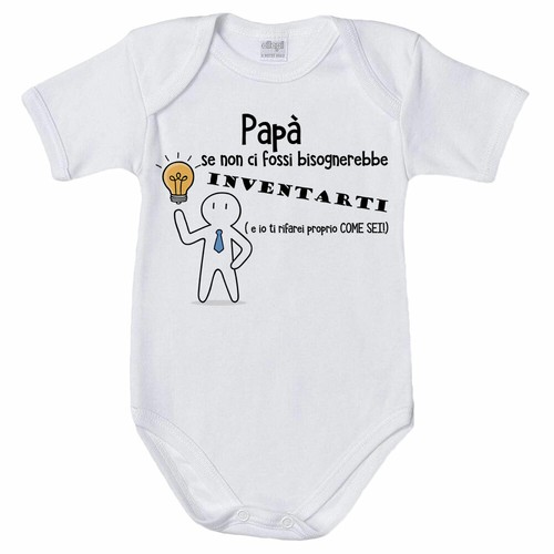 Body neonato papà - se, non
