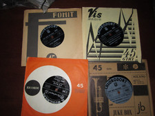 Lotto di 21 dischi flexy 45