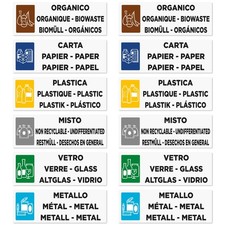 12 Adesivi per Raccolta