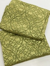 Vtg 70’s Curtains Olive