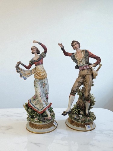 Coppia statuette in - statuette,