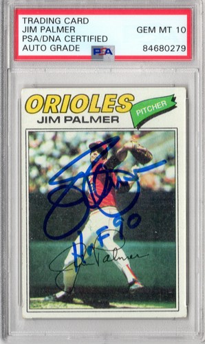 1977 topps jim palmer - 1977,