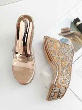 ciabatte zeppa alte 12 cm