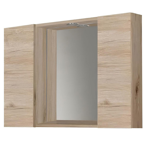 Specchiera bagno legno 81 - specchiera, in