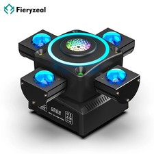Luce da Palcoscenico 90W 4 Bracci RGBW 4in1 Testa Mobile DMX512 19CH DJ Disco