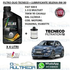 FILTRO OLIO E OLIO MOTORE