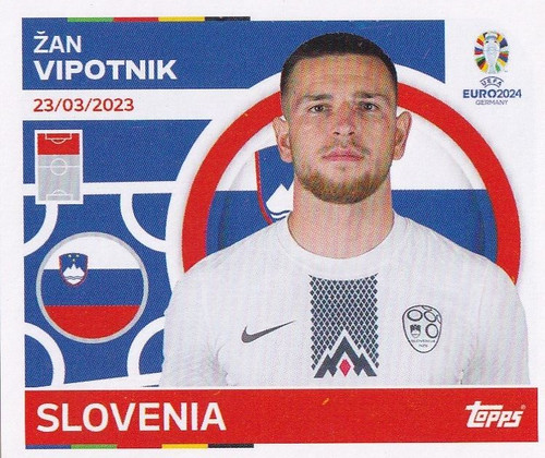Adesivo topps uefa euro 2024 - adesivo,