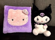 Cuscino Hello Kitty e peluche Kuromi