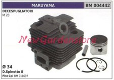 Cilindro pistone segmenti MARUYAMA motore decespugliatore M 28 004442