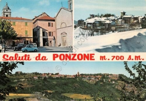 Cartolina ponzone vedute varie - cartolina,