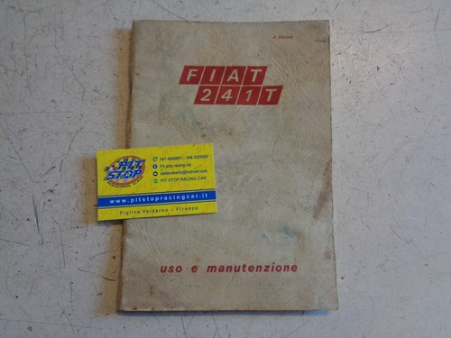 Libretto uso manutenzione - uso, e
