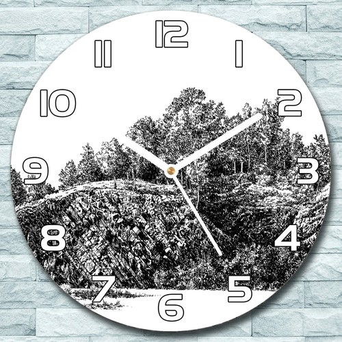Orologio parete vetro - parete, in