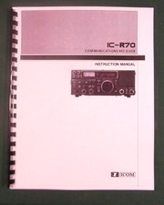 Manuale istruzioni Icom IC-R70