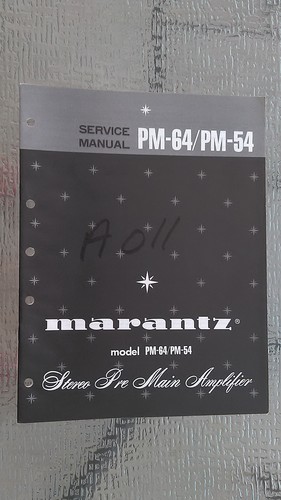 Marantz manuale servizio - manuale, di