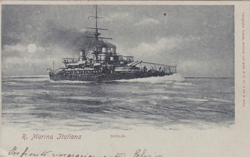 Marina nave sicilia 1900 - marina, "sicilia"