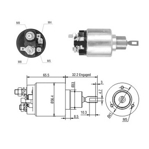 105 elettromagnete motore - cv,
