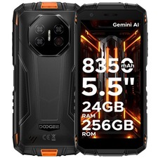 Smartphone DOOGEE Fire 3 ultra outdoor Android 15 24 GB + 256 GB 5,5" cellulare 8350 mAh