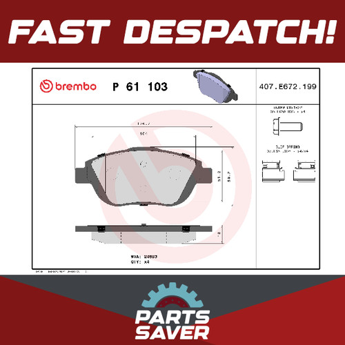 Set pastiglie freno adatte - , a
