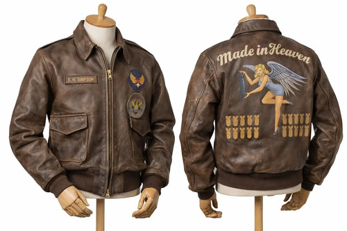 Giacca pelle marrone da - giacca,