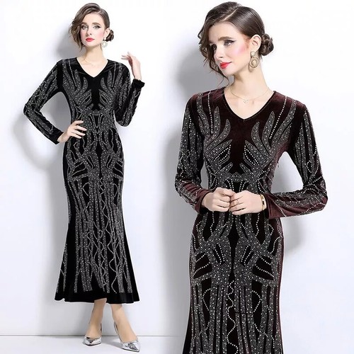 Vestito abito elegante lungo - vestito,