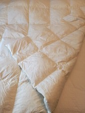 Piumino matrimoniale caldo 220x240 cm 100% piuma d'oca grigio  2150 gr IKEA