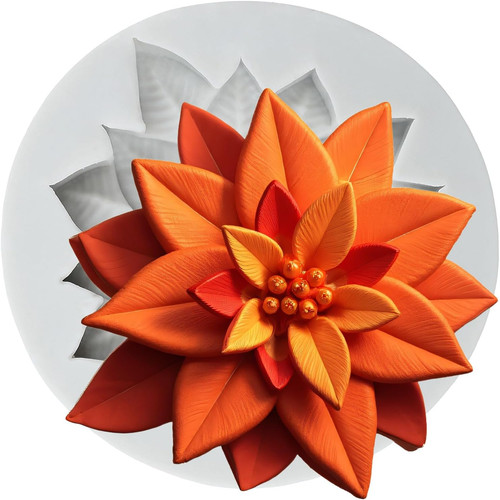 Poinsettia fiore polimero - poinsettia,