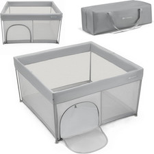 Kinderkraft ZIKI Recinto per Bambini, Robusto Parco Giochi Sicuro per Neonati E 