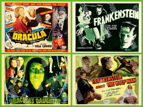 Frankenstein wolfman dracula - frankenstein,