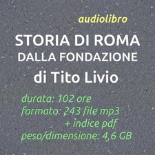 Audiolibro mp3 STORIA DI ROMA