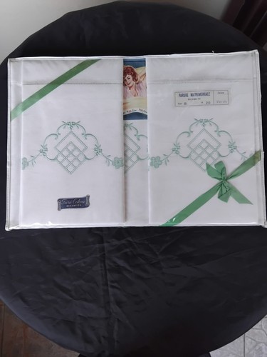 Parure matrimoniale ricamata - parure,