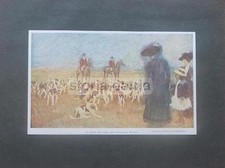 CAMPAGNA ROMANA_CACCIA ALLA VOLPE_BELLA ANTICA ILLUSTRAZIONE_CAMILLO INNOCENTI