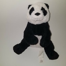 Peluche orso panda bianco nero