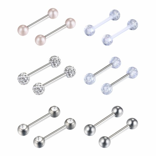 12pcs acciaio chirurgico - 12pcs,