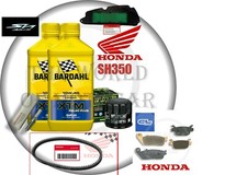 KIT/TAGLIANDO HONDA SH/350 2021 XTM 10W40 FILTRO OLIO ARIA CINGHIA FRENI CANDELA