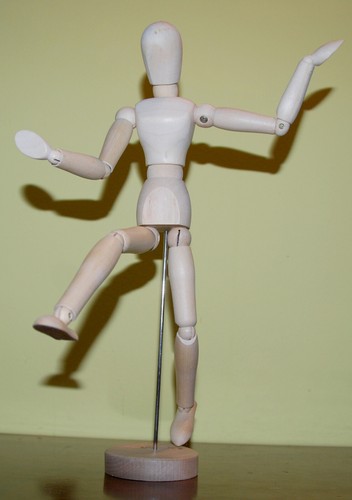 Manichino artistico legno - artistico, •
