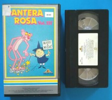 Vhs Pantera Rosa Film Animazione Vol.III Panarecord Videocassetta Ex Nolo (V21)