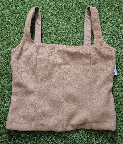 Canotta zara beige - beige, fuzzy