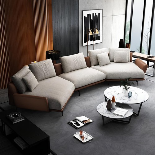 Divano angolare forma u - angolare, a