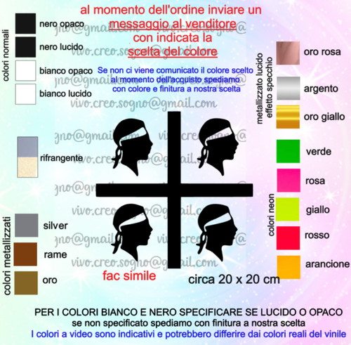 Adesivo stiker quatto - quatto, mori