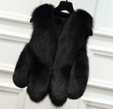 Gilet donna pelliccia di volpe