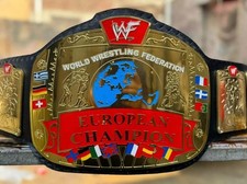 NEW EUROPEAN WRESTLING CHAMPIONSHIP TITLE BELT JEFF HARDYS REPLICA BELT 2MM