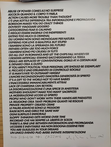 Maurizio cattelan ho - cattelan,