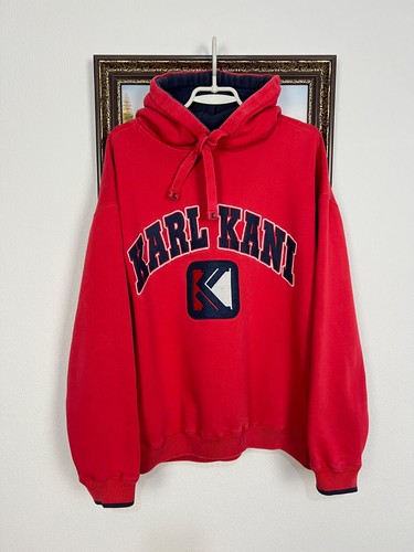 Vintage karl kani red hoodie - karl,