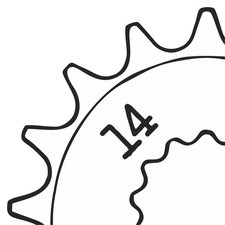 Pignone 14 denti (T. 520)