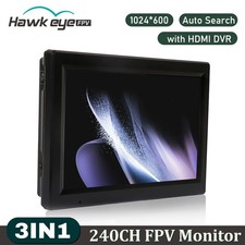 Hawkeye Captain X 3IN1 240CH FPV monitor 10,2" con DVR 1024*600 per drone RC FPV
